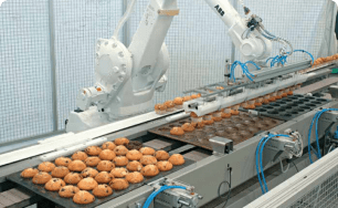 Gıda Sektöründe
                        Kesim, Paketleme